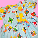 Yellow Bird Photo Shoot Babydoll Dress (2X)