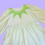 Long Sleeve Frog Babydoll Dress (L)