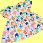 Treasure Friends Clown Collar Babydoll Dress (3X)