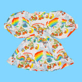 Rainbow Girl Balloon Sleeve Dress (M)