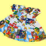 80s Video Game Tiered Dress (XL)