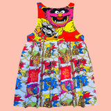 Pirate Frog Jumper Dress w/ pockets (M)