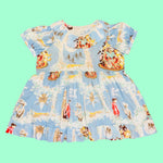 Phone Home Clown Collar Babydoll Dress (3X)