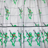 Frog Banjo Jumper Dress w/ pockets (M)