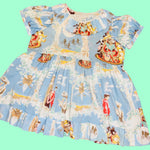 Phone Home Clown Collar Babydoll Dress (3X)