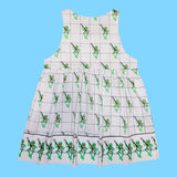 Banjo Frog Jumper Dress w/ pockets (L)