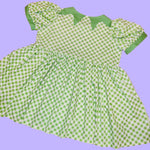 Frog Plaid Babydoll Dress (2X)