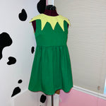 Frog Sleeveless Babydoll Dress (S)