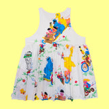 Sesame Soapbox Jumper Dress w/ pockets (2X)