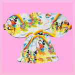 Rainbow Mouse Balloon Sleeve Dress (XS)