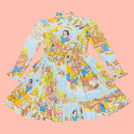Snow Princess Long Sleeve Ruffle Dress (M)
