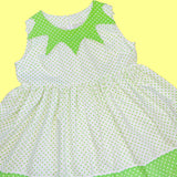 Polka Dot Sleeveless Frog Dress (XL)