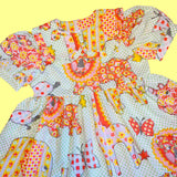 Pastel Animals Baby Doll Dress (2X)