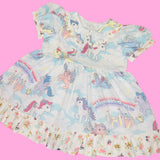 Pony and Floral Babydoll Dress (2X)