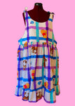 Plaid Honey Bear Jumper Dress (XL)