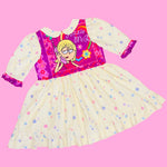 Lizzie Funky Floral Yellow Babydoll Dress (L)