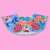 Strawberry Shortcake/Fruity Floral Reversible Lace Collar