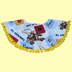 Mouse Cowboy/Cowprint Pom Pom Reversible Collar