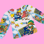 1988 Video Game Long Sleeve Blouse (M)