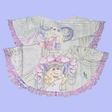Showgirl Piggy/Floral Reversible Lace Collar