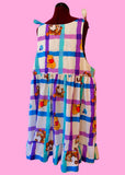 Plaid Honey Bear Jumper Dress (XL)
