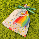 Cartoon Rainbow Scrunchie Gift Set