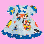 Mouse on Clouds Fitted Babydoll Dress (M)