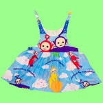 Cutie Aliens Jumper Dress w/ pockets (L/XL)