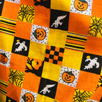 Vintage Halloween Patchwork Longsleeve Babydoll (XL)
