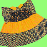 Vintage Mix Match Halloween Tiered Dress (2X/3X)