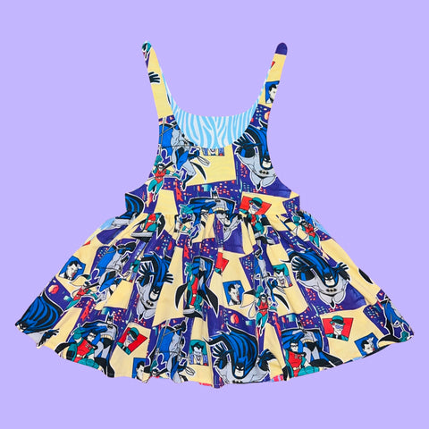 Batguy Mix Match Jumper Dress w/ pockets (M/L)