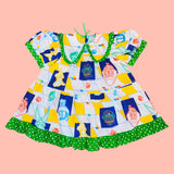 Crazy Tunes Tiered Babydoll Dress (2X)