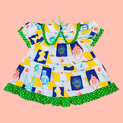 Crazy Tunes Tiered Babydoll Dress (2X)