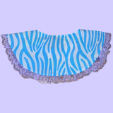 Spookybumps/Zebra Reversible Lace Collar