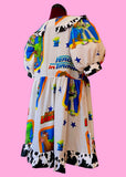 Toy Tale Cow Print Babydoll Dress (L)