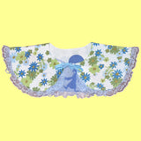 Fuzzy Bear Ganzo/Floral Reversible Lace Collar