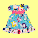 Sailor Ghost Mix Match Fitted Babydoll Dress (S)