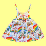 Rainbow Cutie Jumper Dress w/ pockets (M/L)