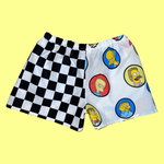 Springfield/Checkerboard Split Shorts (M/L)