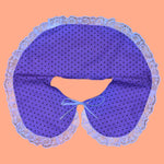 Goosebooks/Purple Polka Dot Reversible Lace Collar