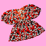 Mouse Balloon Sleeve Dress (XL)