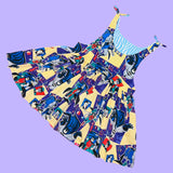 Batguy Mix Match Jumper Dress w/ pockets (M/L)
