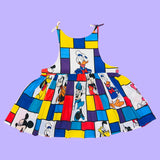 Mondrian Mouse Friends Jumper Dress w/ pockets (L/XL)