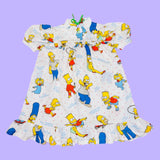 Springfield Tiered Ruffle Neck Babydoll Dress (S/M)