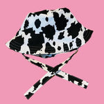 Cow Print Sun Hat Bonnet