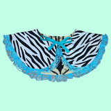 Pirates/Zebra Reversible Lace Collar