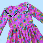 Miss Pig Cow Print 3/4 Sleeve Dress (M)