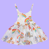 Rainbow Cutie Jumper Dress w/ pockets (S/M)