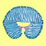 Little Toons/Blue Zebra Reversible Collar