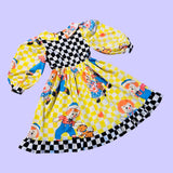 Raggedy Doll/Checkered Midi Dress (M)